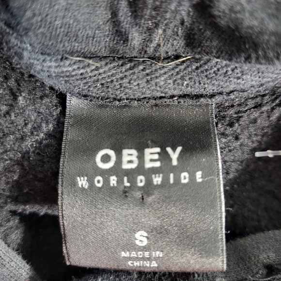 Obey Black Cropped Sweater - Picture 6 of 7